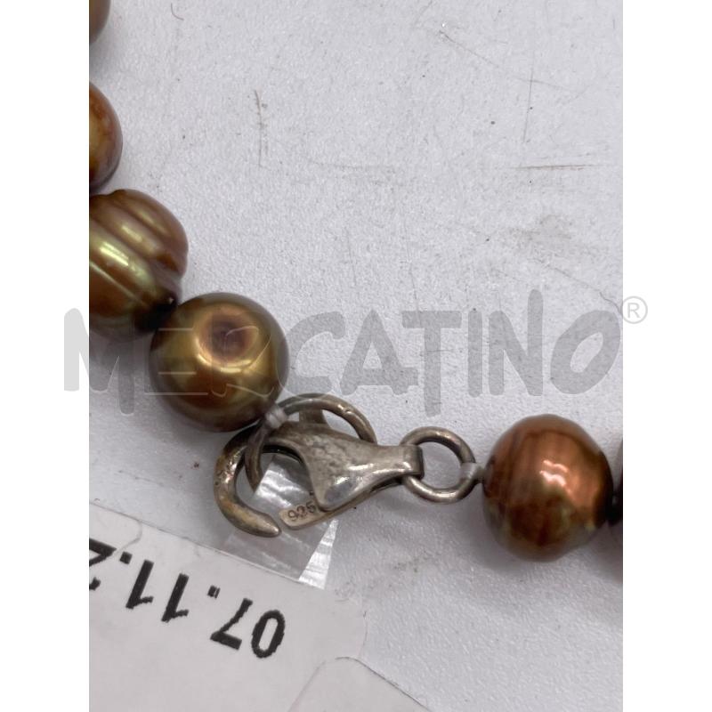 COLLANA PERLE MARRO LUNGA CHIUSURA ARG | Mercatino dell'Usato Montesilvano 3