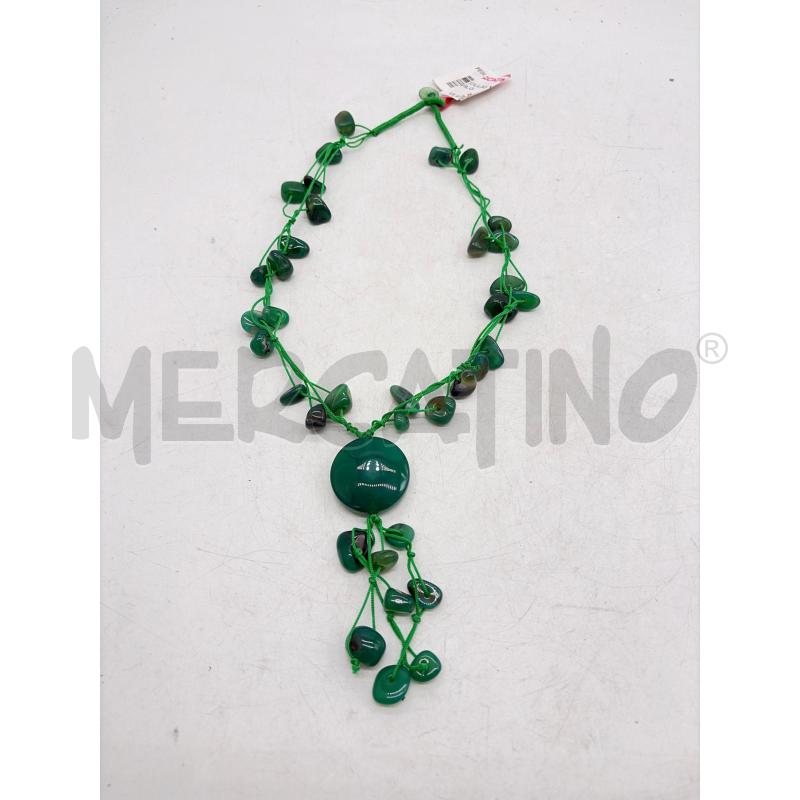 COLLANA PIETRE VERDI FILO  | Mercatino dell'Usato Montesilvano 1