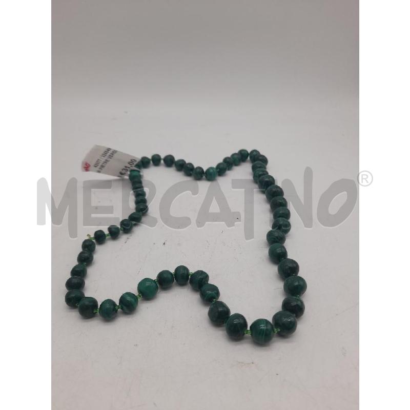 COLLANA PIETRE VERDI TONDE | Mercatino dell'Usato Montesilvano 1