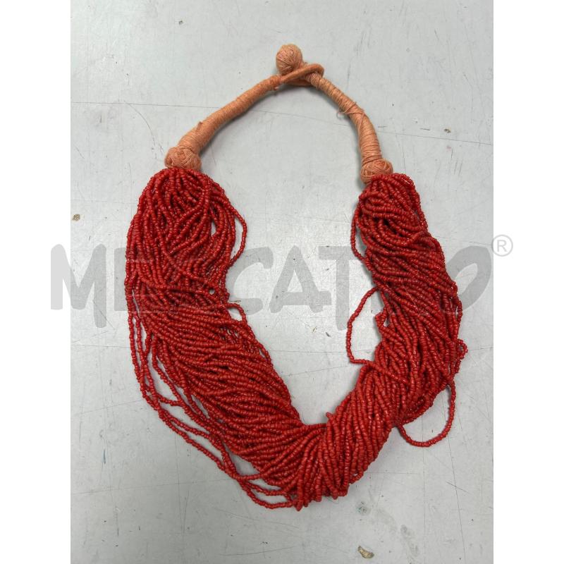 COLLANA TORCIGLIONE ARANCIONE | Mercatino dell'Usato Montesilvano 1
