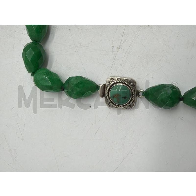 COLLANA VERDE CHIUSURA ARG | Mercatino dell'Usato Montesilvano 2