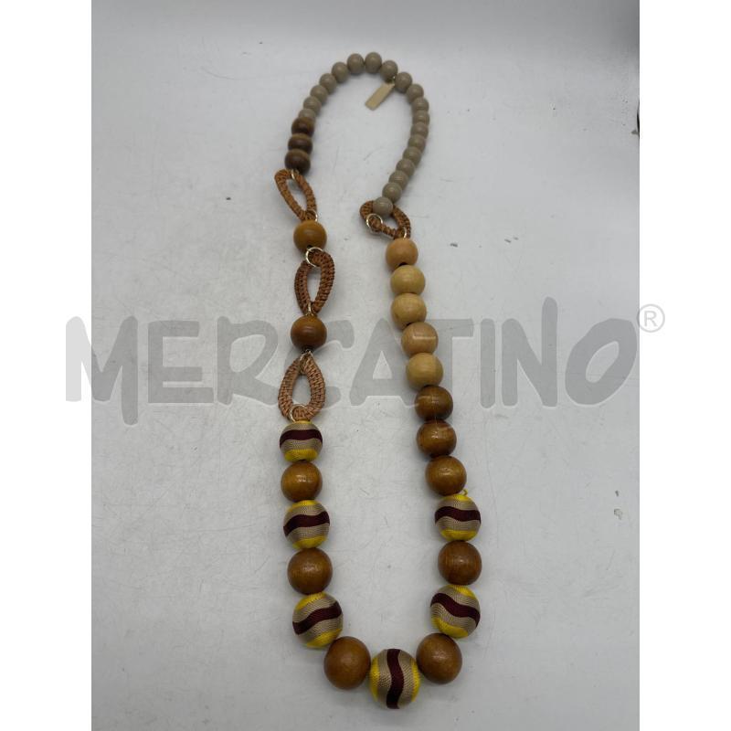 COLLANA WEEKEND MAX MARA PALLE GOCCE LEGNO | Mercatino dell'Usato Montesilvano 3