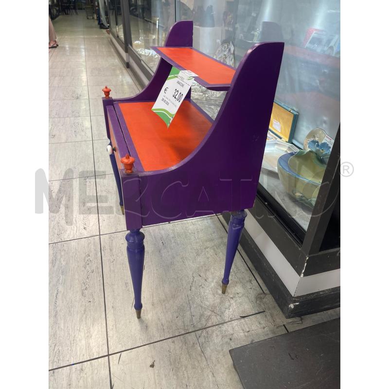 COMODINO COLORTAO LILLA ARANCIONE | Mercatino dell'Usato Montesilvano 3