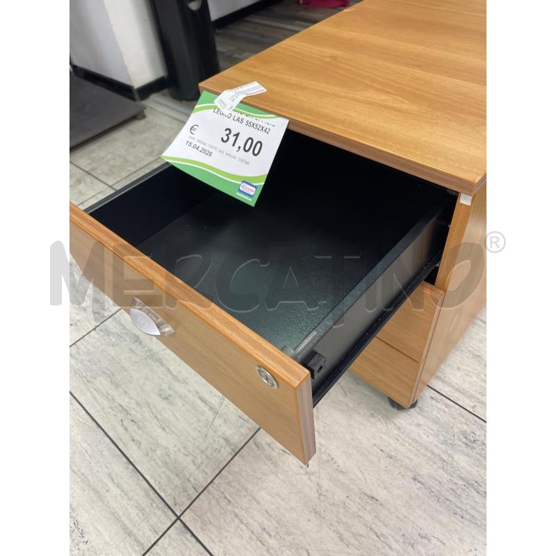 COMODINO DA UFFICIO LEGNO LAS 55X52X42 | Mercatino dell'Usato Montesilvano 3
