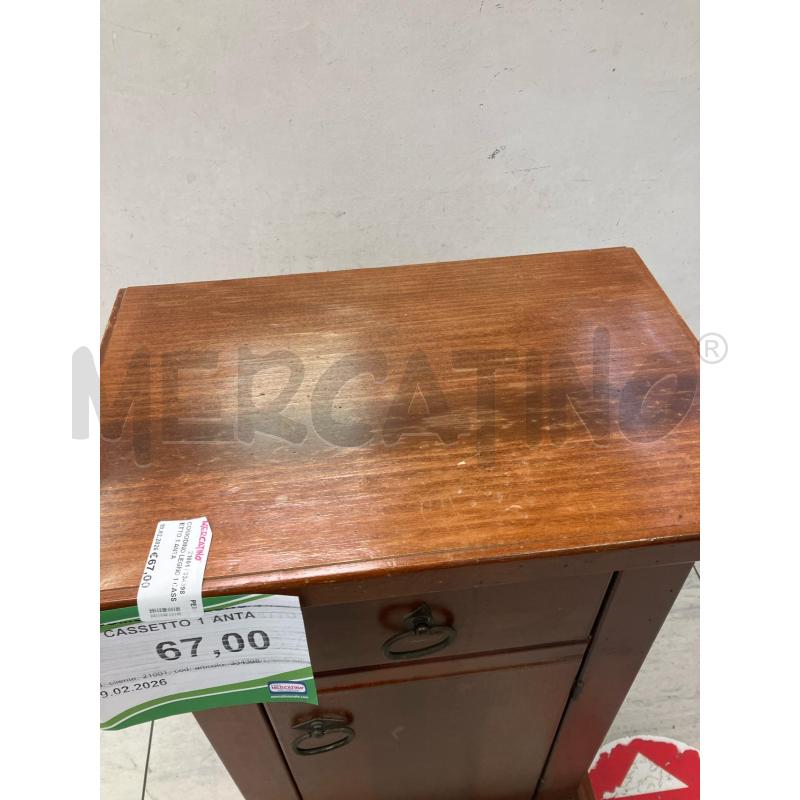 COMODINO LEGNO 1 CASSETTO 1 ANTA  | Mercatino dell'Usato Montesilvano 2