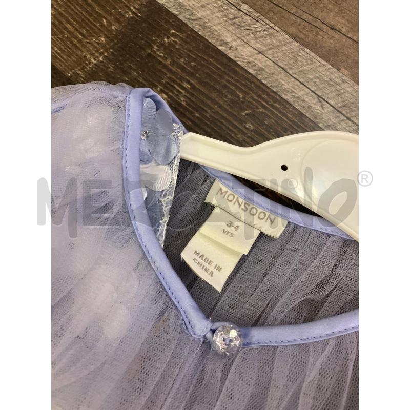 COMPLETO BAMBINA TULLE LILLA MONSON TG 3/4 YRS  | Mercatino dell'Usato Montesilvano 4