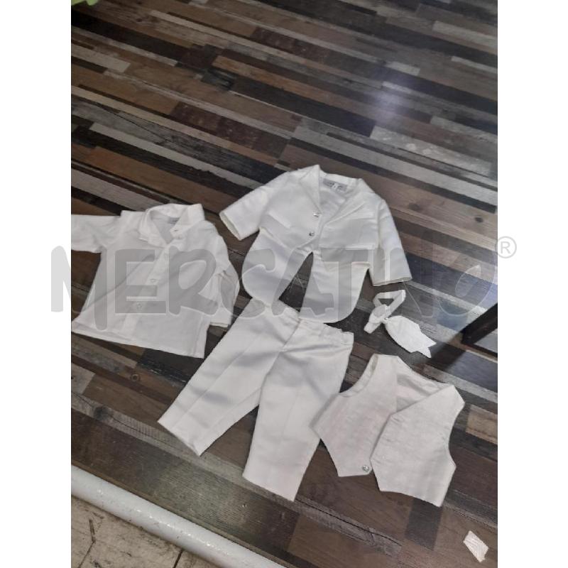 COMPLETO BAMBINO BATTESIMO BIANCO TG 3 LES ETOLIES | Mercatino dell'Usato Montesilvano 1