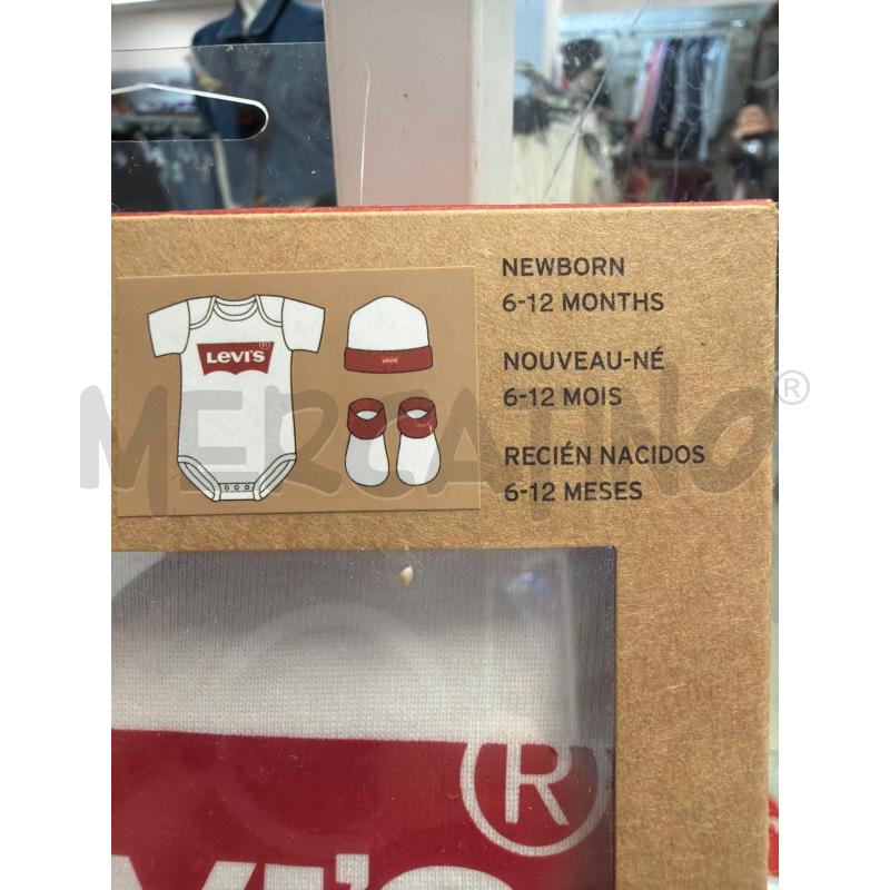 COMPLETO BAMBINO LEVIS BIANCO ROSSO  | Mercatino dell'Usato Montesilvano 2