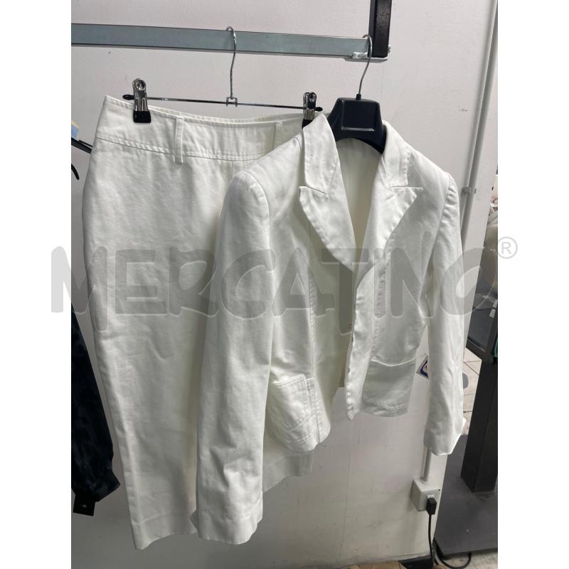 COMPLETO DONNA BIANCO SMARCHIATO  | Mercatino dell'Usato Montesilvano 1