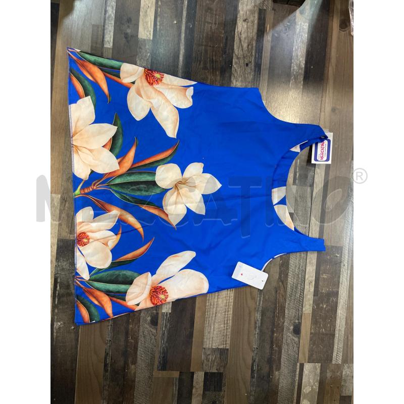 COMPLETO DONNA BLU FIORATO LEGGERO ELLE | Mercatino dell'Usato Montesilvano 2