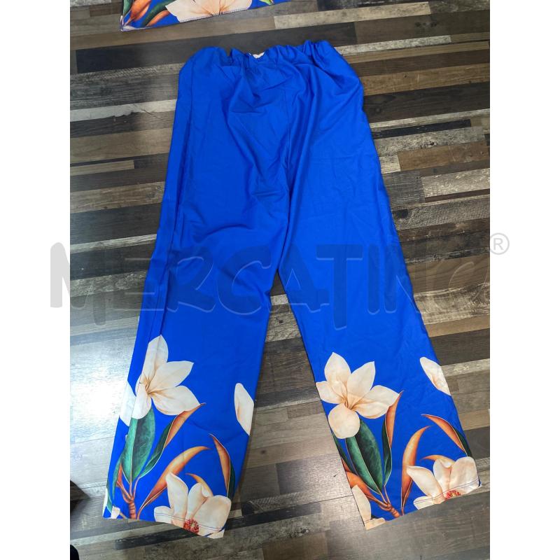 COMPLETO DONNA BLU FIORATO LEGGERO ELLE | Mercatino dell'Usato Montesilvano 3