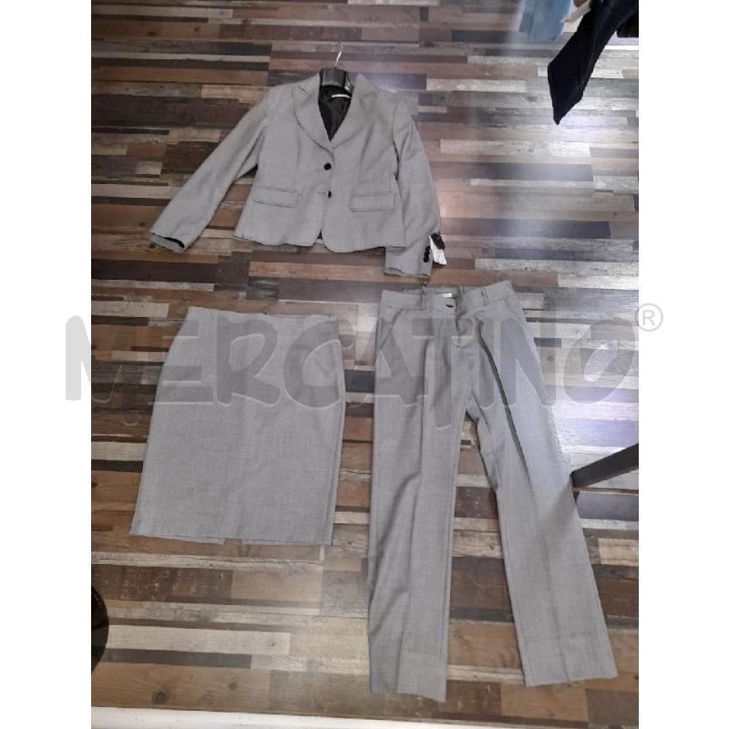 COMPLETO DONNA DEEP BLUE BIANCO NERO QUADRETTINI 3 PEZZI  | Mercatino dell'Usato Montesilvano 1