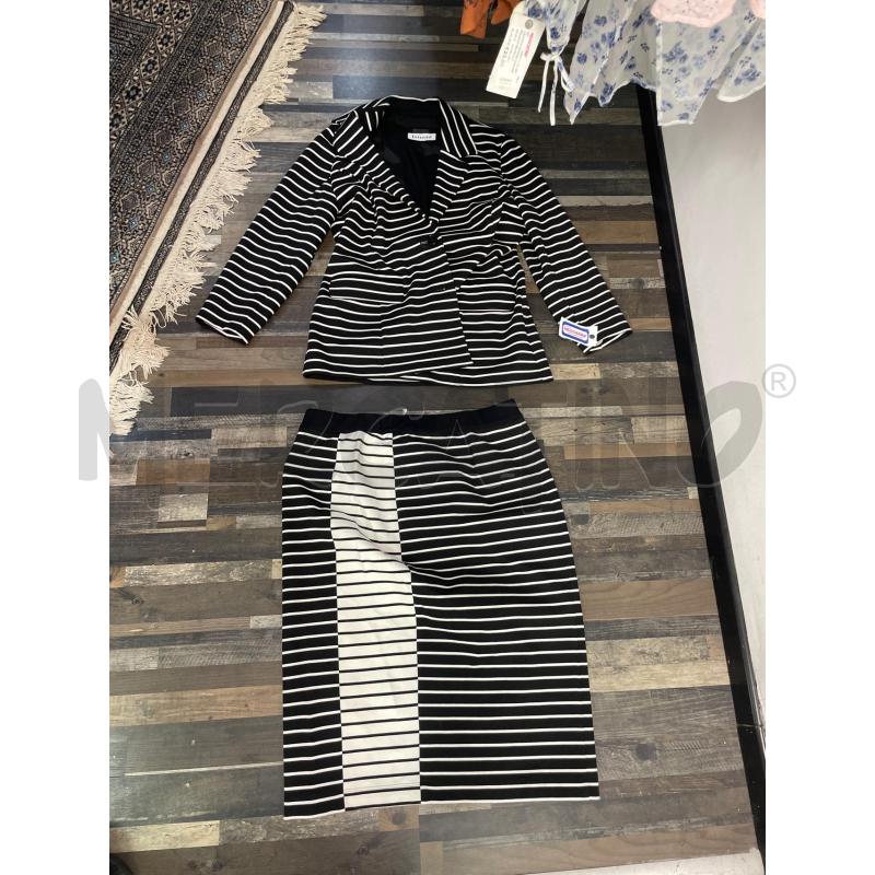 COMPLETO DONNA INTRED RIGA BIANCA NERO  | Mercatino dell'Usato Montesilvano 1