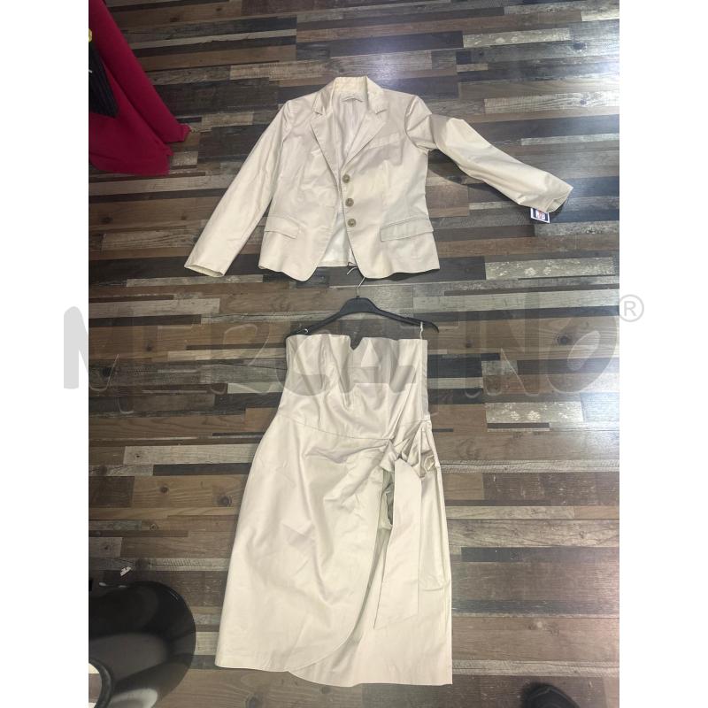COMPLETO DONNA LA PERLA GRIGIO PERLA VESTITO+ GIACCHINA | Mercatino dell'Usato Montesilvano 1