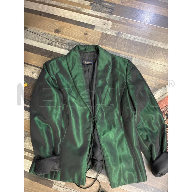 COMPLETO DONNA LUIS ASPAGNOLI NERO VERDE TG 42 | Mercatino dell'Usato Montesilvano 4