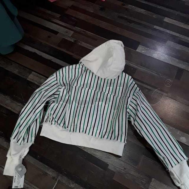COMPLETO DONNA LUMINA BIANCO RIGHINE NERE VERDI | Mercatino dell'Usato Montesilvano 4