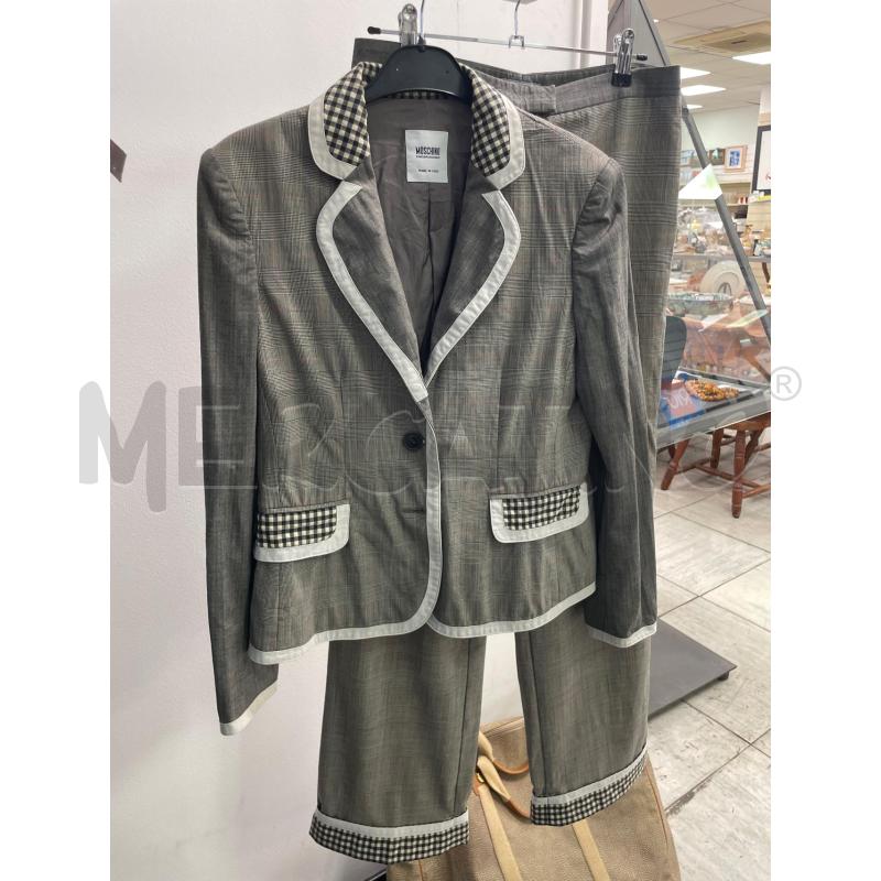 COMPLETO DONNA MOSCHINO CHEAP AND CHIC GRIGIO QUADRETTATO | Mercatino dell'Usato Montesilvano 1