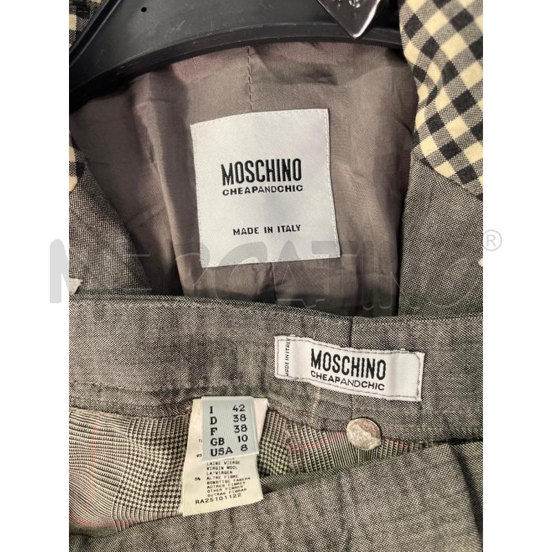 COMPLETO DONNA MOSCHINO CHEAP AND CHIC GRIGIO QUADRETTATO | Mercatino dell'Usato Montesilvano 4