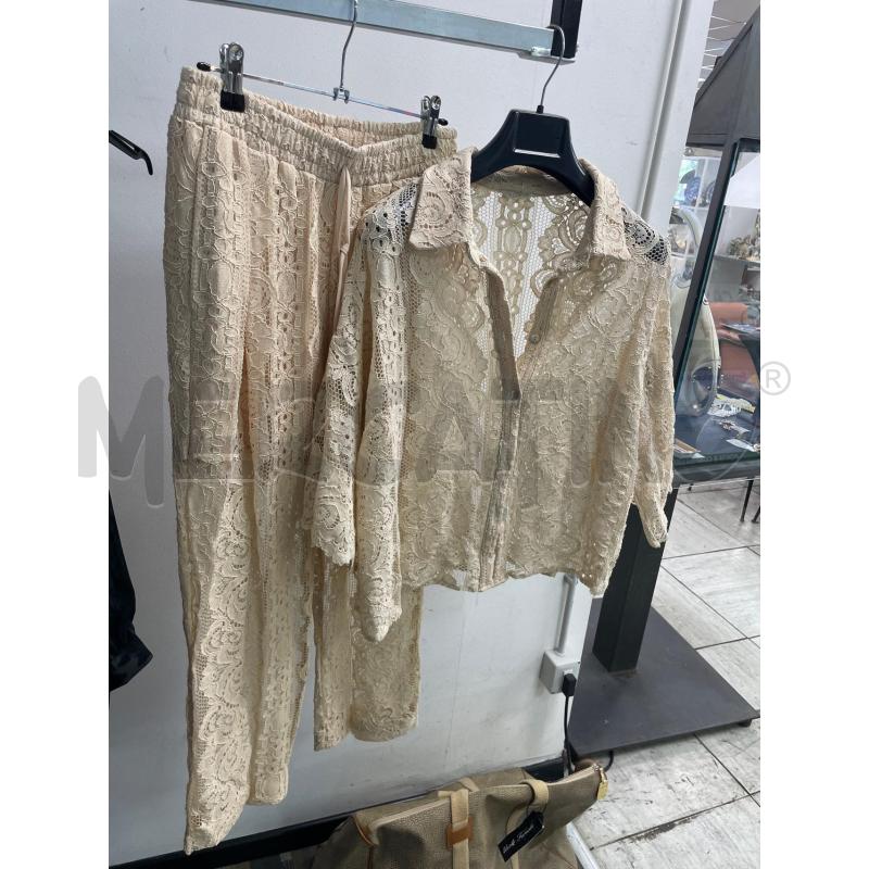 COMPLETO DONNA NUALY PIZZO BEIGE | Mercatino dell'Usato Montesilvano 1