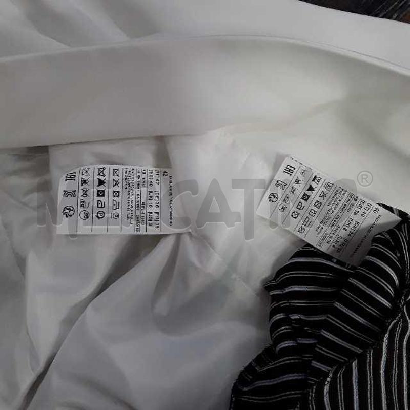COMPLETO DONNA SISLEY VESTITO NERO RIGHINE+ COPRISPALLA BIANCO | Mercatino dell'Usato Montesilvano 4