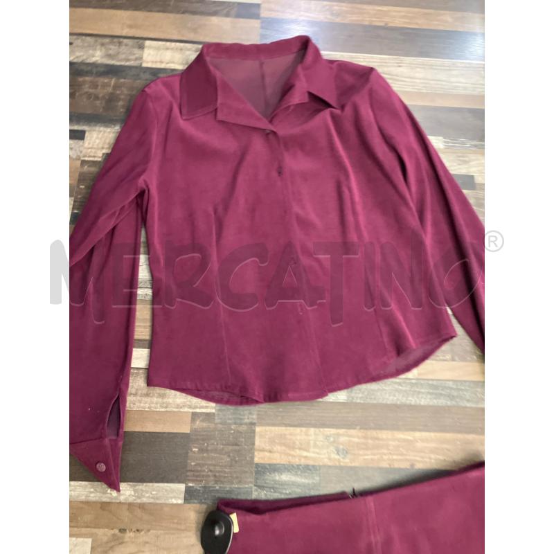 COMPLETO DONNA SMARCHIATO VIOLA TIPO SCAMOSCIATO | Mercatino dell'Usato Montesilvano 3