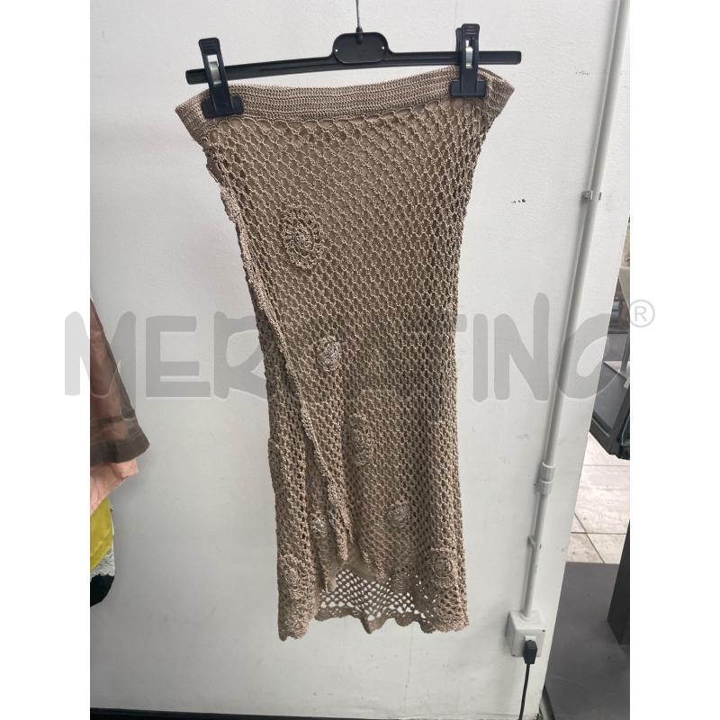 COMPLETO DONNA UNCINETTO ECRU GONNA + COPRISPALLE | Mercatino dell'Usato Montesilvano 2