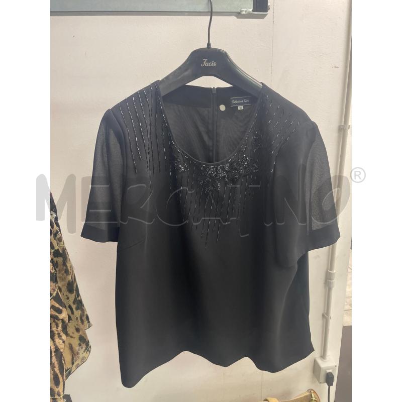 COMPLETO DONNA VALENTINA NERI NERO PAILLETTES 2 PEZZI | Mercatino dell'Usato Montesilvano 1