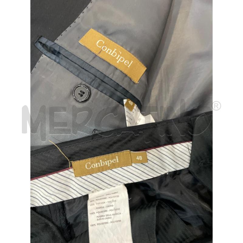 COMPLETO UOMO CONBIPEL NERO GESSATO | Mercatino dell'Usato Montesilvano 4