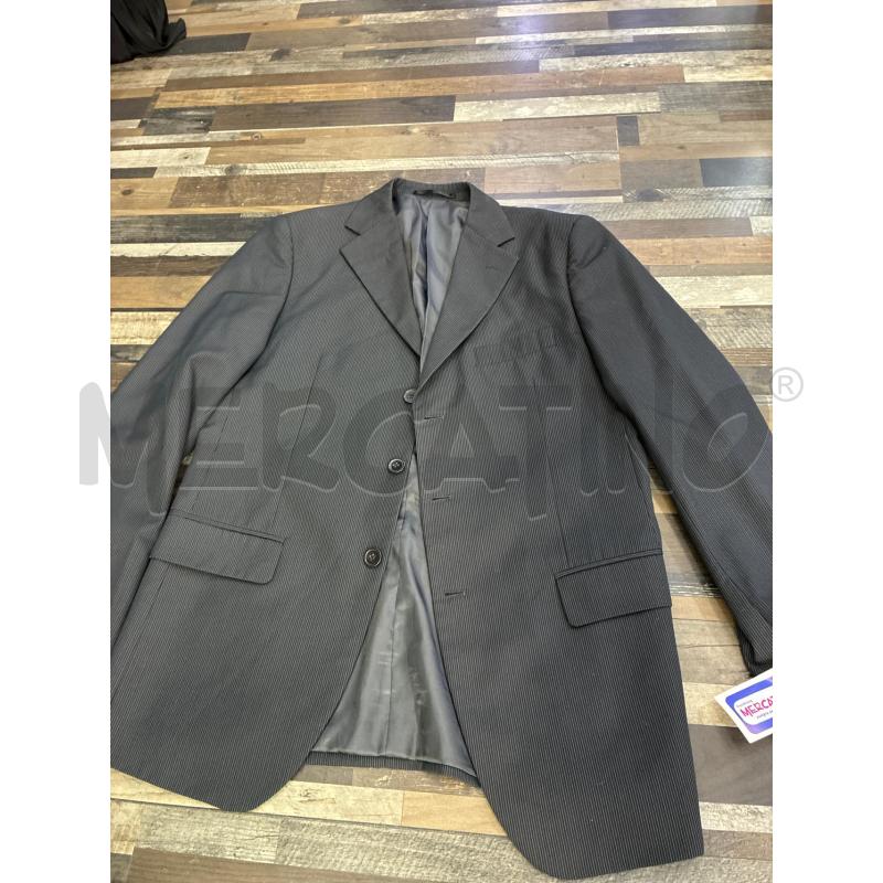 COMPLETO UOMO CONPIPEL GESSATO GRIGIO TG 48 | Mercatino dell'Usato Montesilvano 3