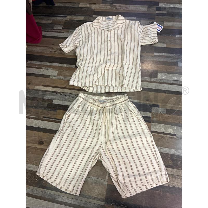 COMPLETO UOMO JUSTWEST BEIGE CON PANTALONCINO CORTO | Mercatino dell'Usato Montesilvano 1