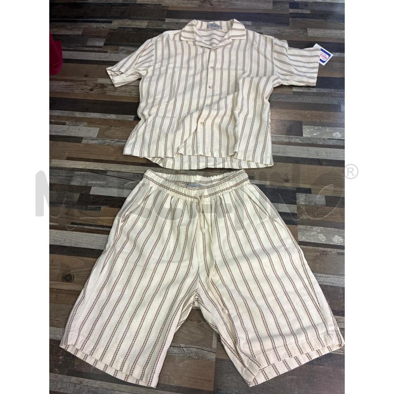 COMPLETO UOMO JUSTWEST BEIGE CON PANTALONCINO CORTO | Mercatino dell'Usato Montesilvano 2