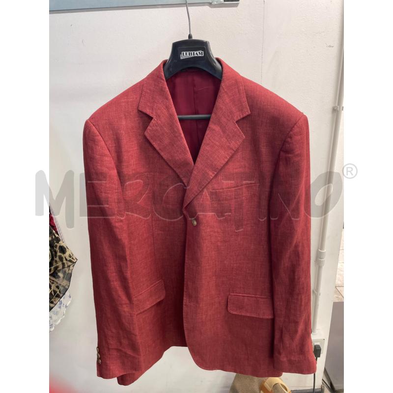 COMPLETO UOMO ROSSO LINO SMARCHIATO | Mercatino dell'Usato Montesilvano 2