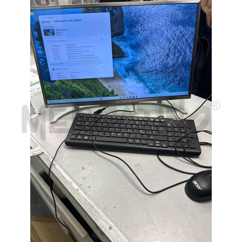 COMPUTER ACER FISSO ARGENTATO COMPLETO | Mercatino dell'Usato Montesilvano 1