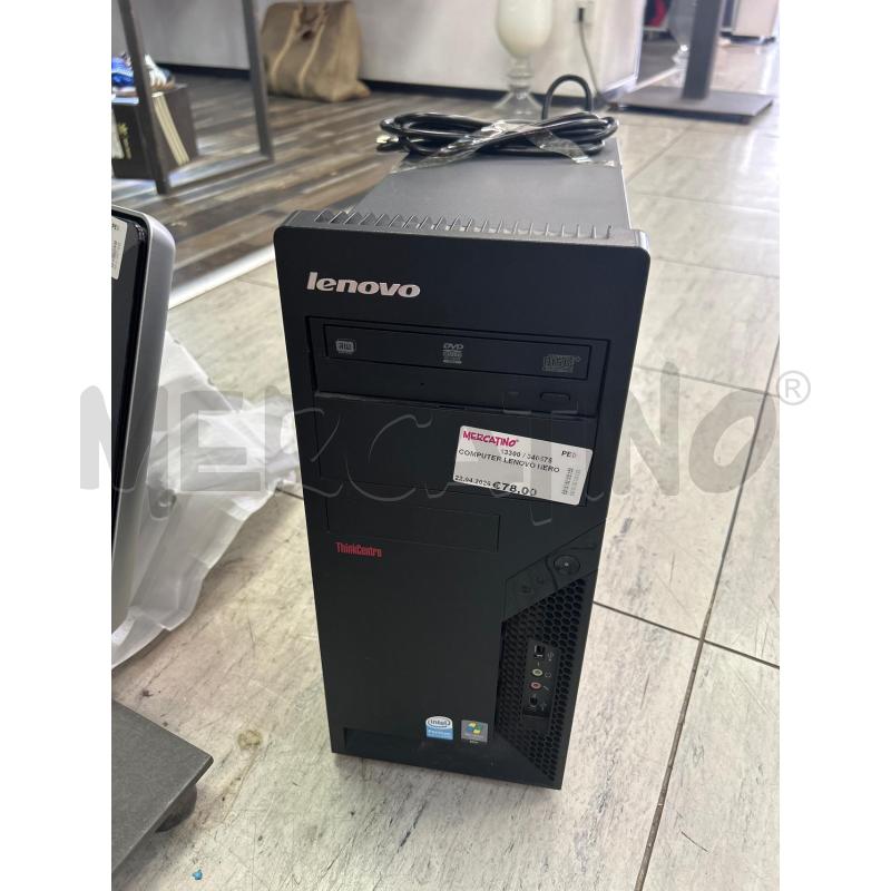COMPUTER LENOVO NERO  | Mercatino dell'Usato Montesilvano 1