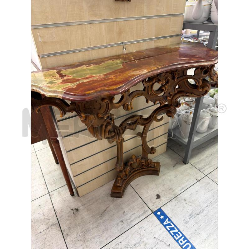 CONSOLLE MARMO SPECCHIO LEGNO  | Mercatino dell'Usato Montesilvano 2