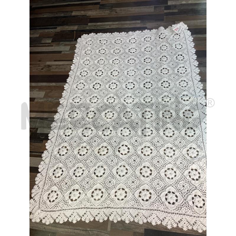 COPERTINA UNCINETTO LETTINO NEONATO BIANCA 43 X 77 | Mercatino dell'Usato Montesilvano 1