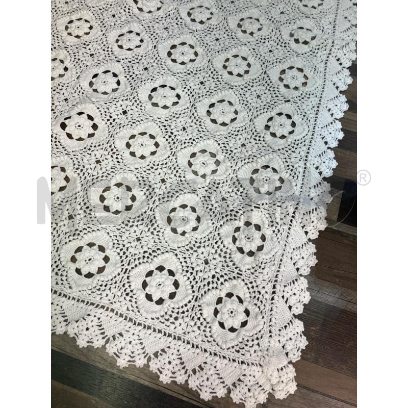 COPERTINA UNCINETTO LETTINO NEONATO BIANCA 43 X 77 | Mercatino dell'Usato Montesilvano 2