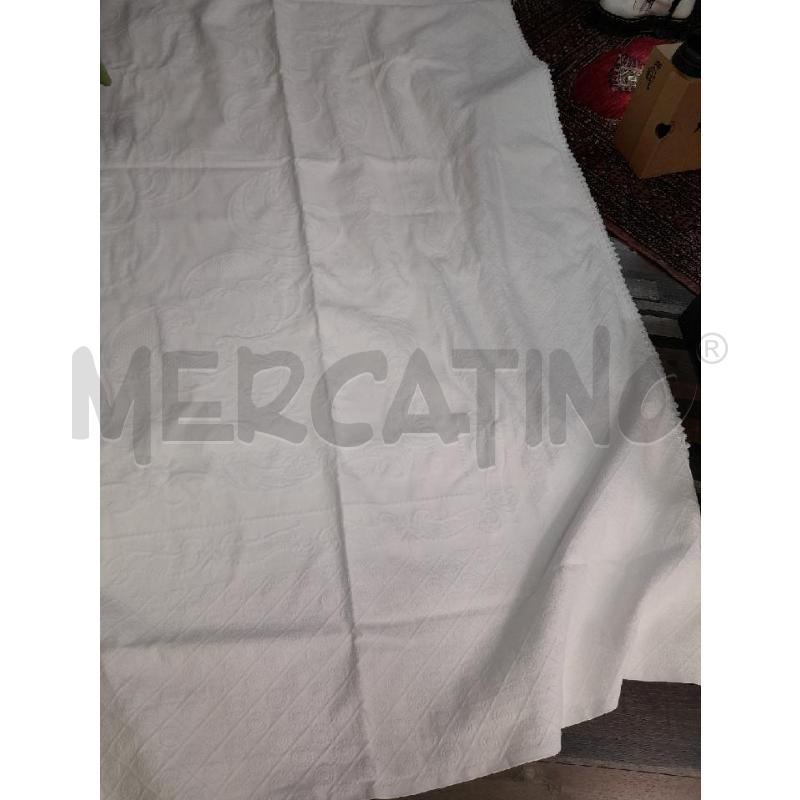 COPRI LETTO BIANCO PIQUET | Mercatino dell'Usato Montesilvano 1