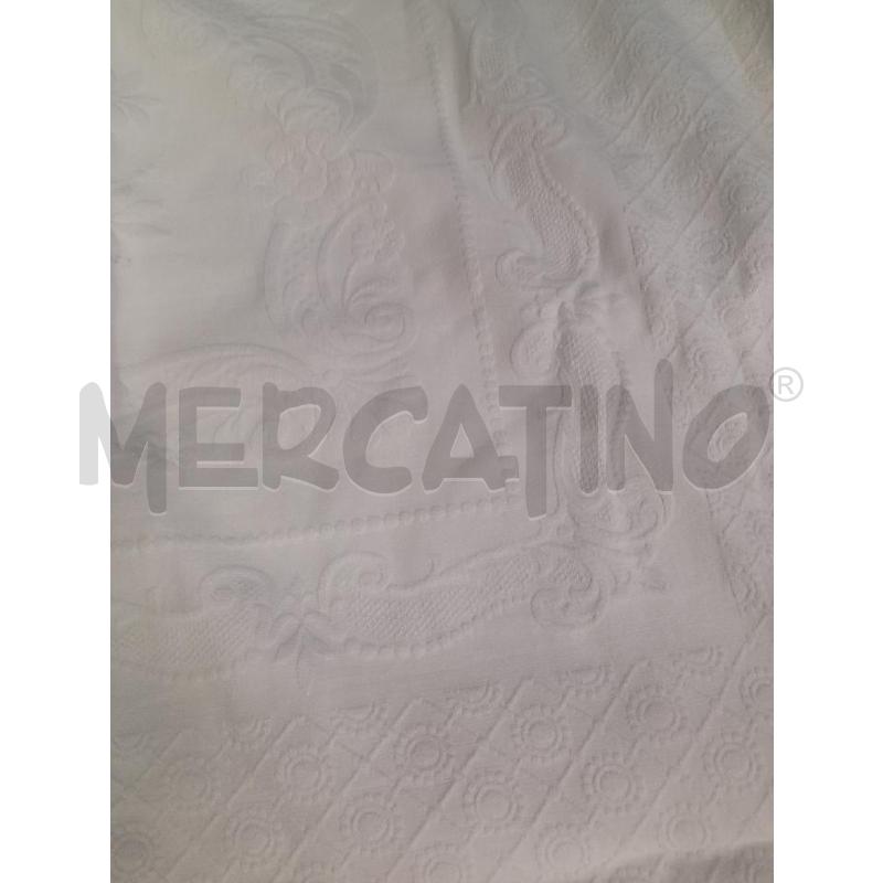 COPRI LETTO BIANCO PIQUET | Mercatino dell'Usato Montesilvano 3