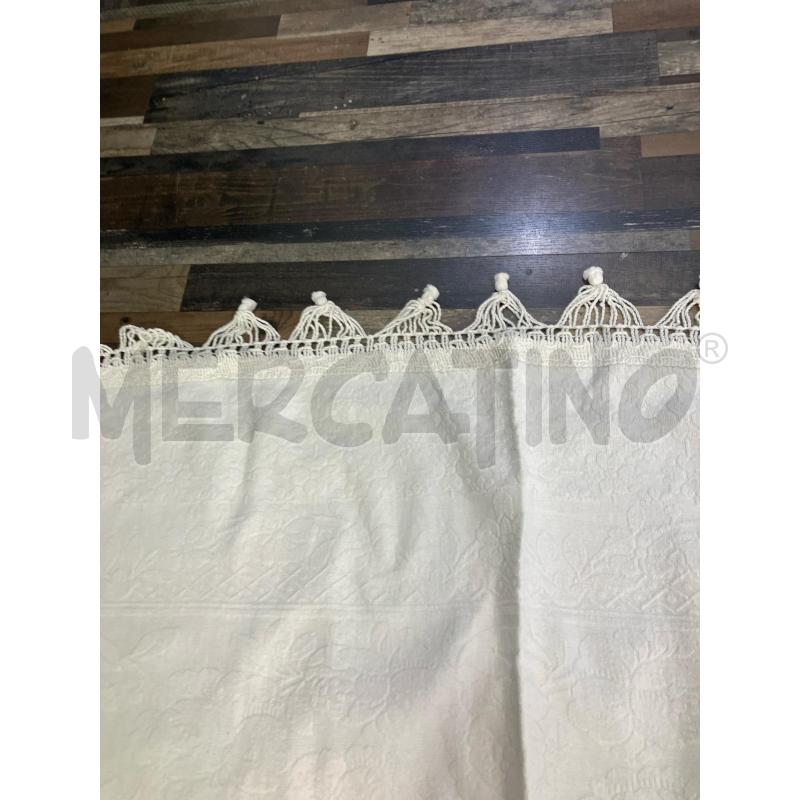 COPRI LETTO COTONE FRANGE PONPON BORDO | Mercatino dell'Usato Montesilvano 2
