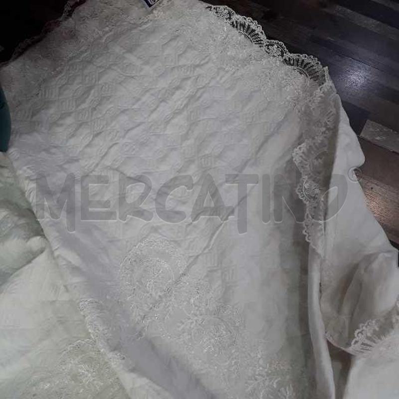 COPRI LETTO M TRAPUNTINO BIANCP PIZZO | Mercatino dell'Usato Montesilvano 4