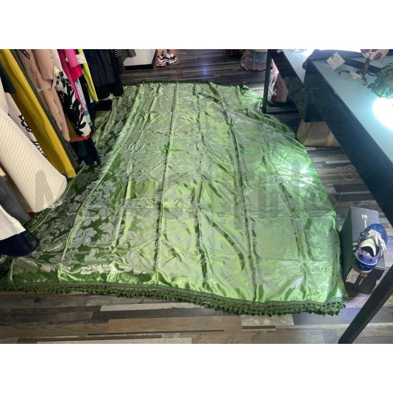 COPRI LETTO SAN LEUCIO VERDE DAMASCATO 200X230   | Mercatino dell'Usato Montesilvano 1