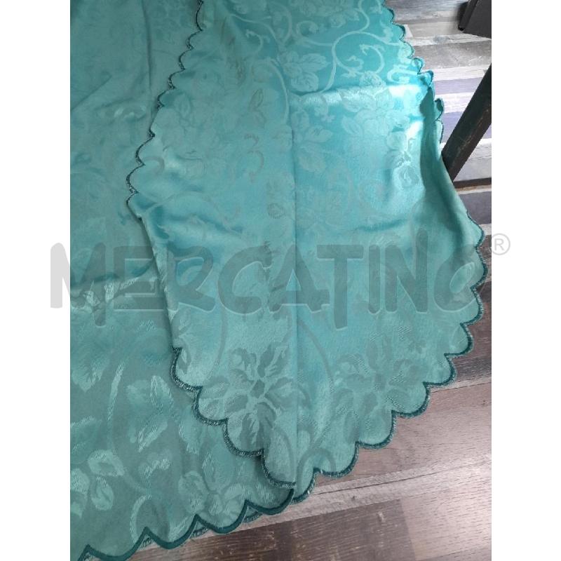 COPRI LETTO VERDE DAMASCATO | Mercatino dell'Usato Montesilvano 2