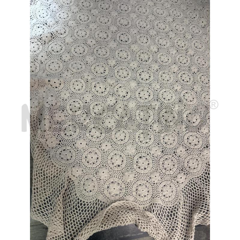 COPRI TAVOLO UNCINETTO ECRU 110X180 | Mercatino dell'Usato Montesilvano 2