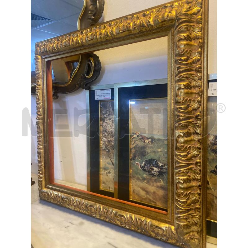 CORNICE DORATA LAVORATA QUADRATA RILIEVO 64X64 | Mercatino dell'Usato Montesilvano 1