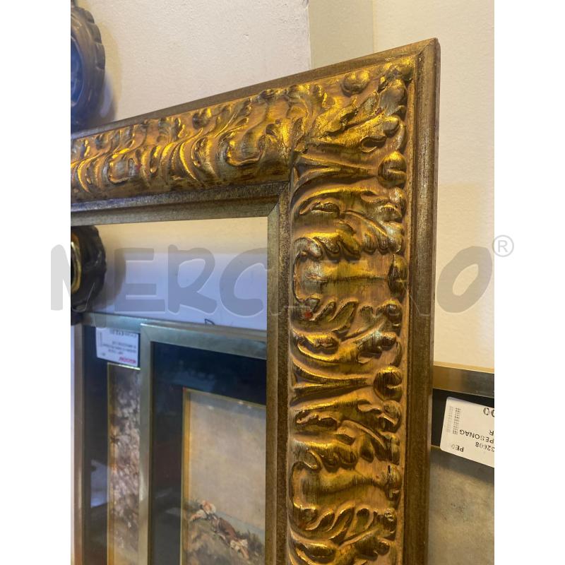 CORNICE DORATA LAVORATA QUADRATA RILIEVO 64X64 | Mercatino dell'Usato Montesilvano 2