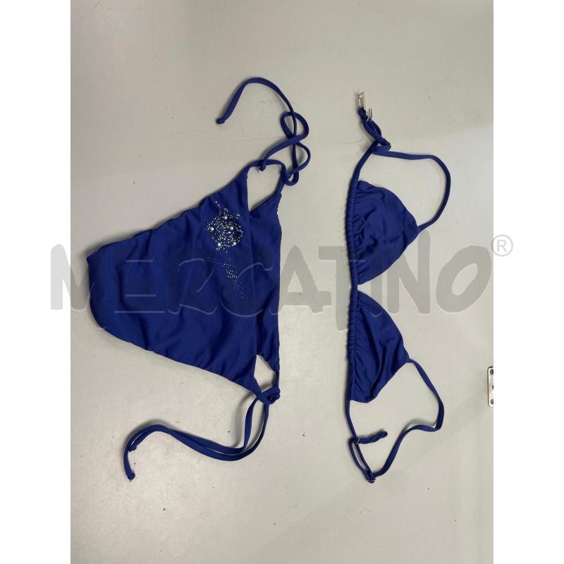 COSTUME DONNA FISICO BLU STRASS VERDI  | Mercatino dell'Usato Montesilvano 2