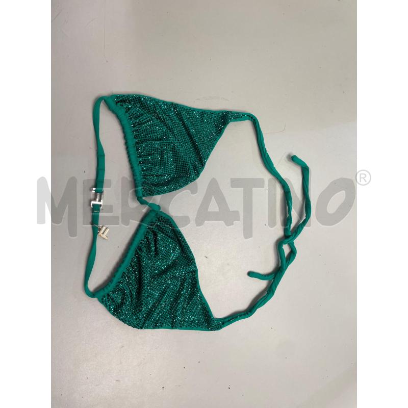 COSTUME DONNA FISICO PARTE SOPRA VERDE STRASS | Mercatino dell'Usato Montesilvano 3