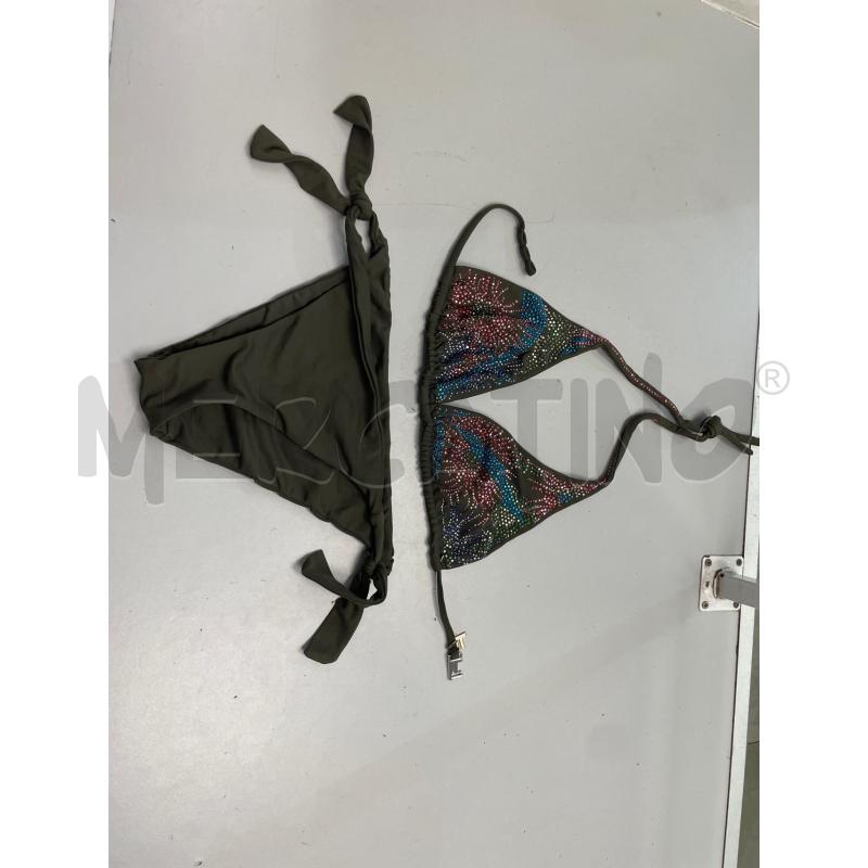 COSTUME DONNA FISICO VERDE MILITARE STRASS | Mercatino dell'Usato Montesilvano 1