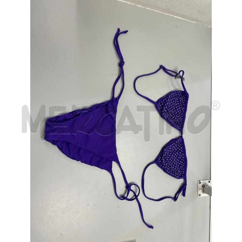 COSTUME DONNA FISICO VIOLA STRASS VIOLA BIANCHI | Mercatino dell'Usato Montesilvano 1